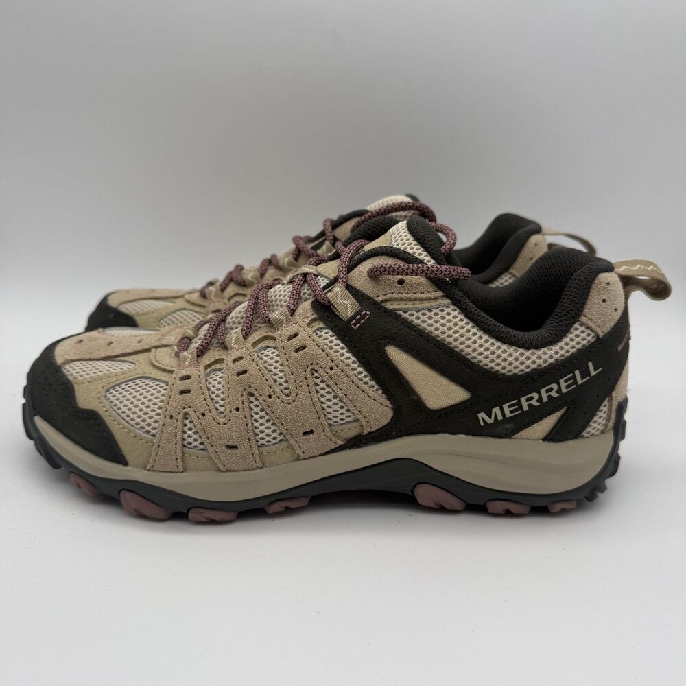 Merrell Accentor 3 Shoes Womens Size 9.5 Incense Tan Pink Hiking Trail J037026